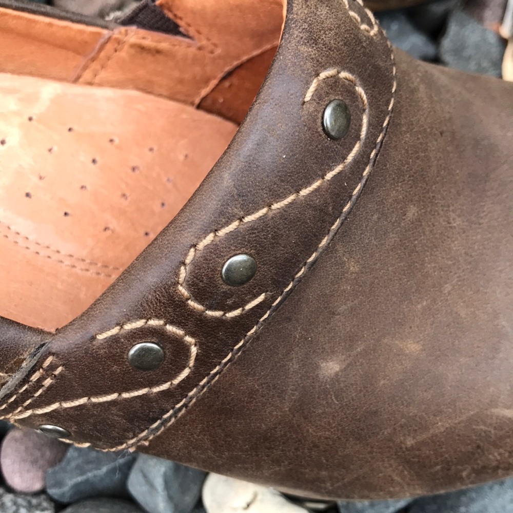 💙Dansko Rikki Brown Leather Clogs - Picture 4 of 11
